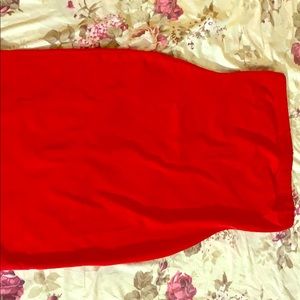 It’s a strapless dress